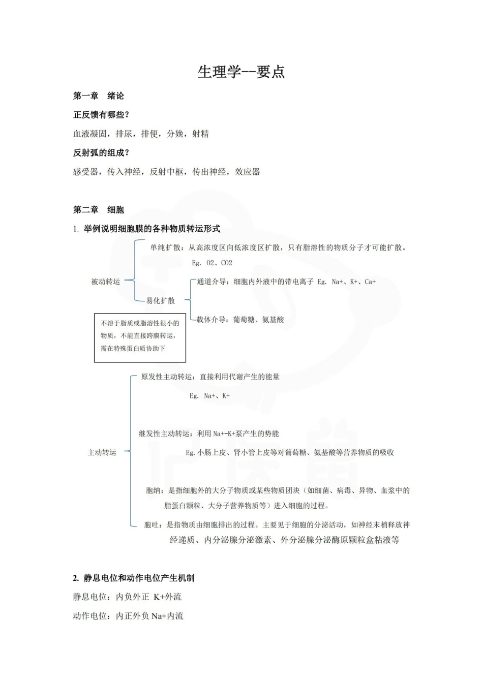 医学学科：生理学--要点.pdf_第1页