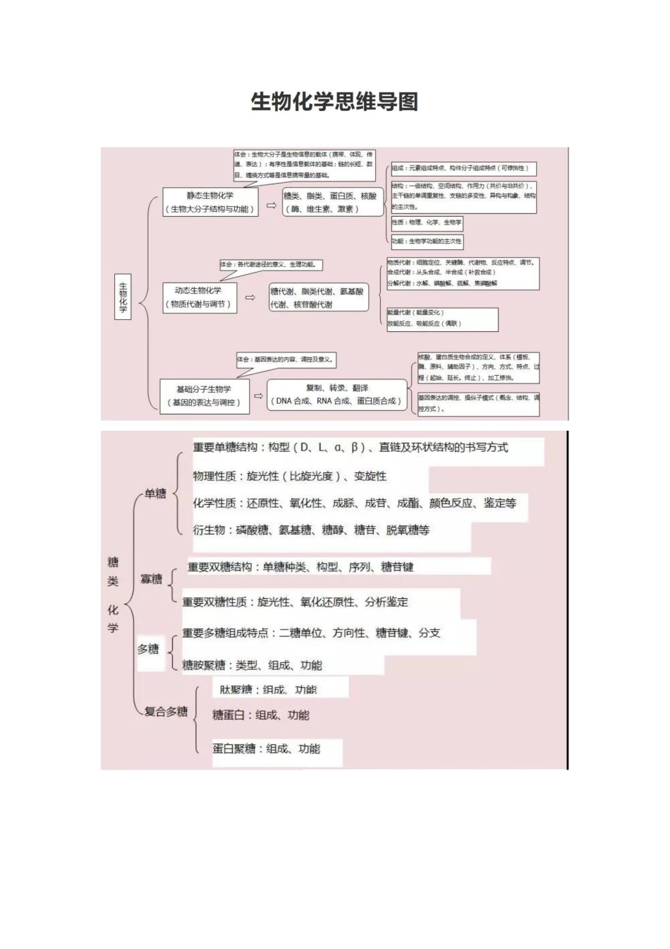 医学学科：生物化学—思维导图B.pdf_第1页