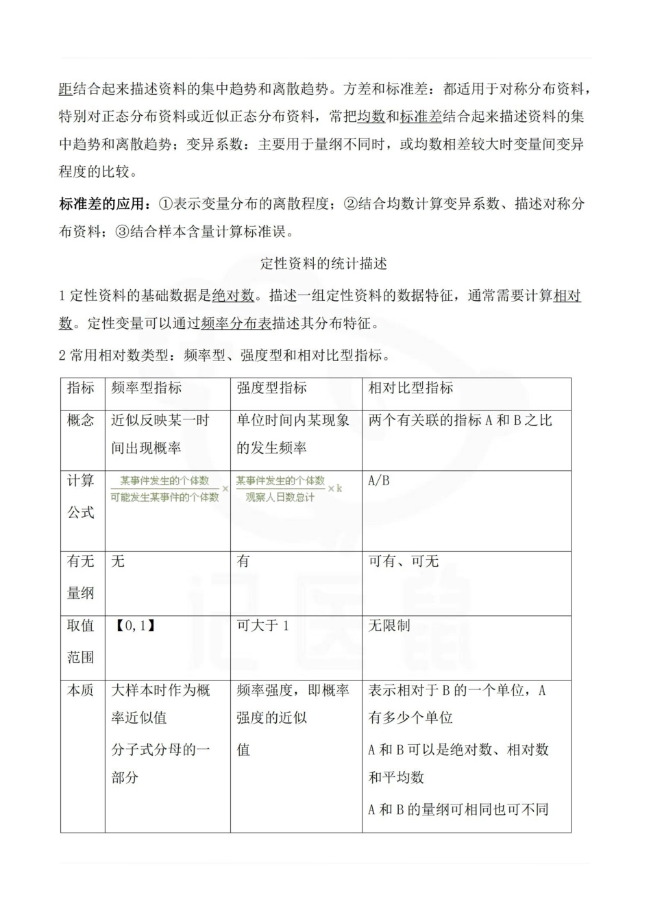 医学学科：卫生统计学—整理笔记.pdf_第2页