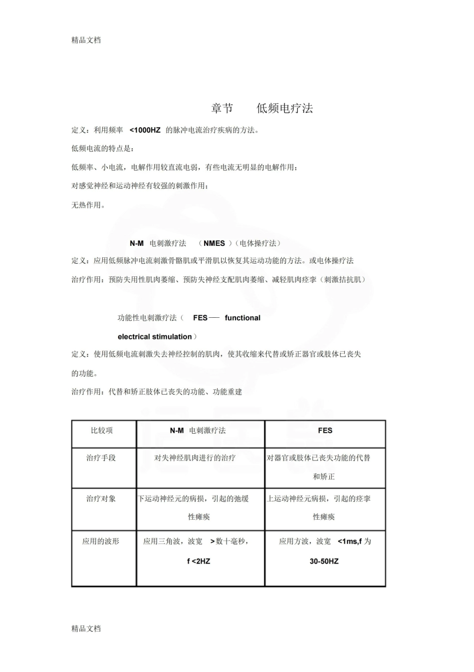 医学学科：物理因子治疗技术—整理笔记.pdf_第2页