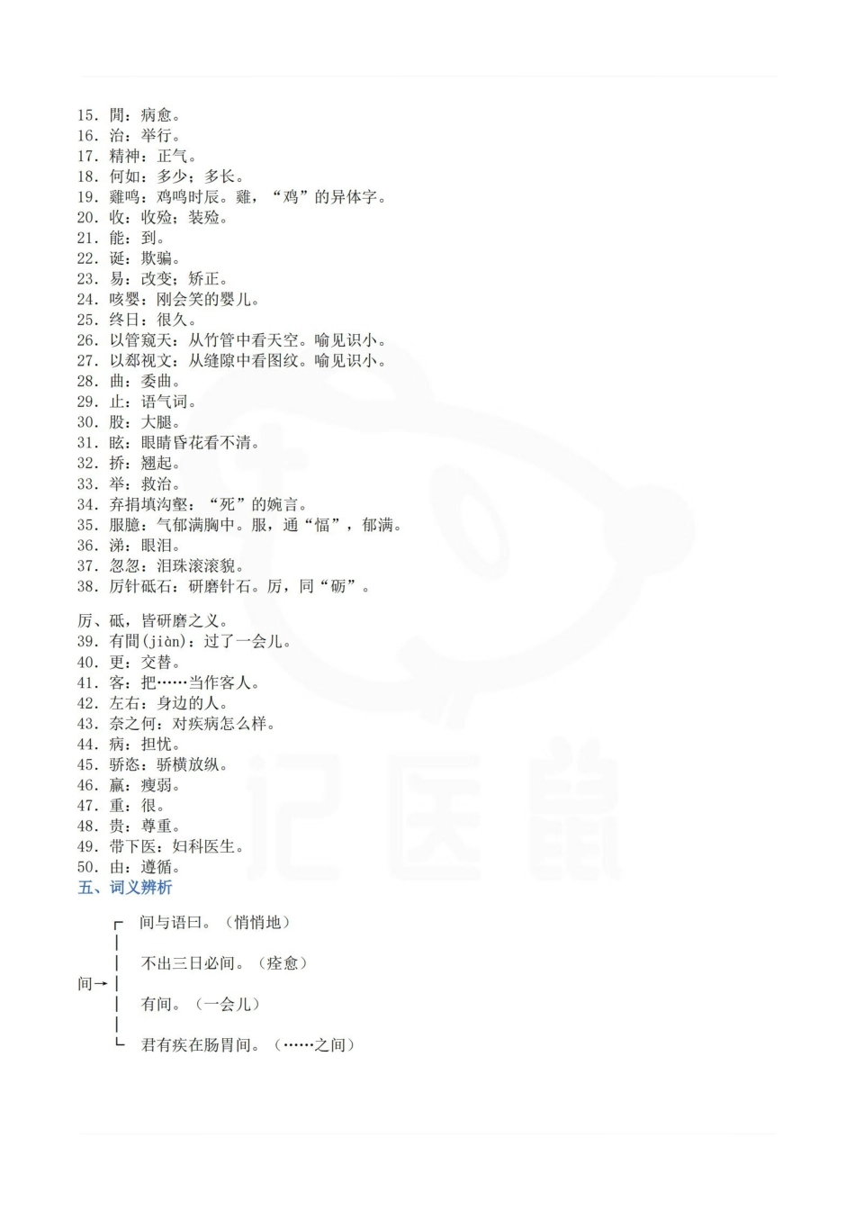 医学学科：医古文—重点总结.pdf_第2页