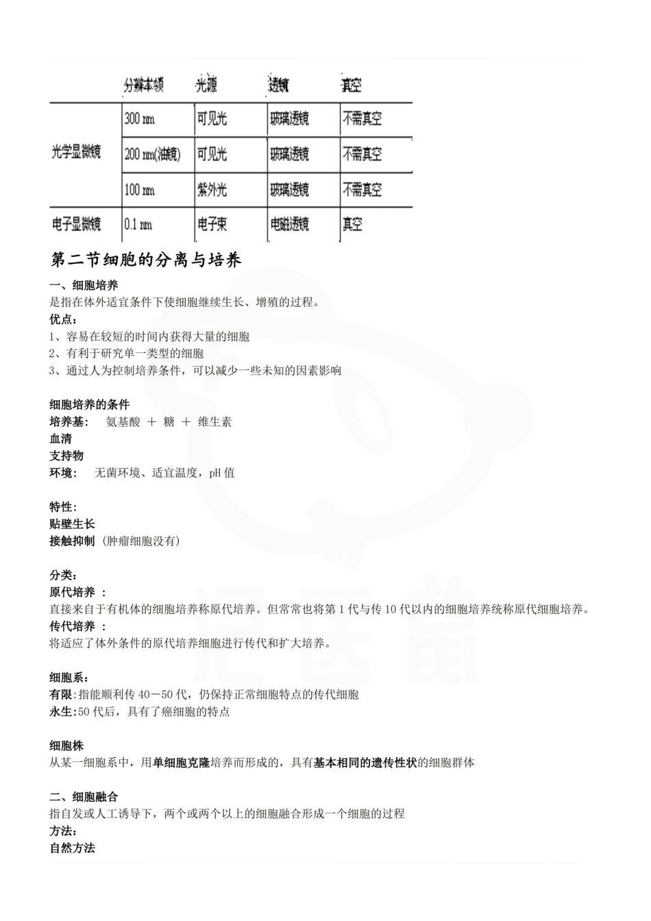 医学学科：医学细胞生物学—精品笔记.pdf_第2页
