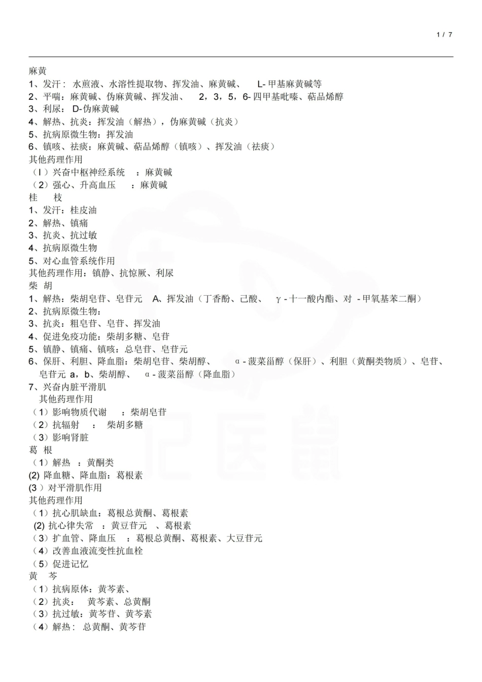 医学学科：中药药理学—重点.pdf_第1页