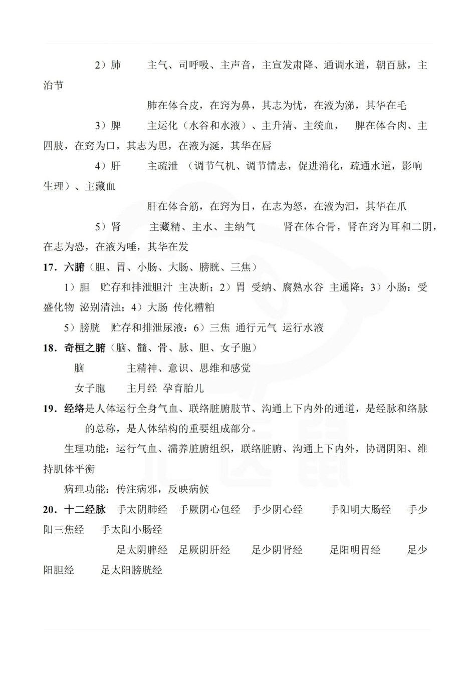 医学学科：中医基础理论—必背考点.pdf_第3页