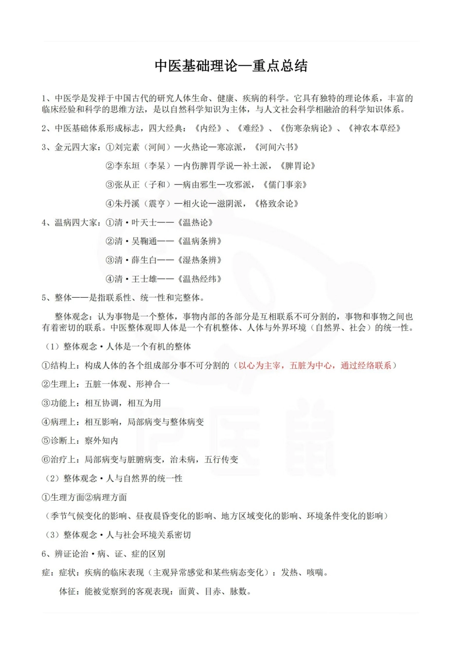 医学学科：中医基础理论—重点总结.pdf_第1页