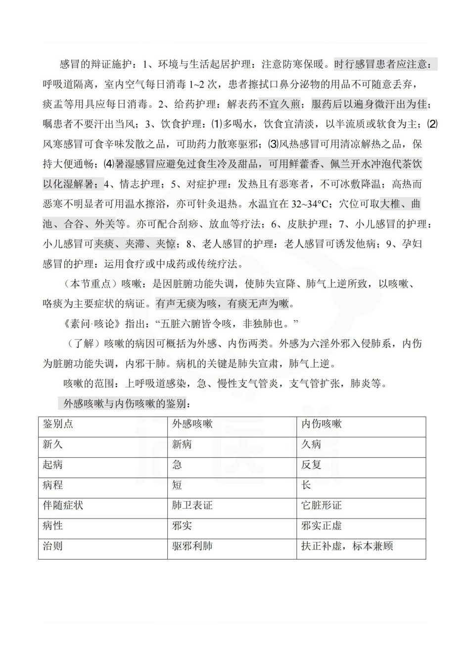 医学学科：中医临床护理学—整理笔记.pdf_第3页