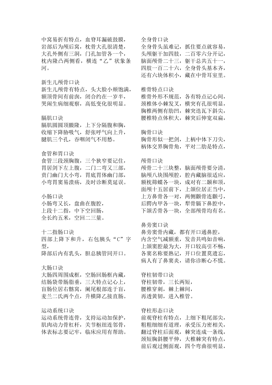 医学：人解口诀.docx_第2页