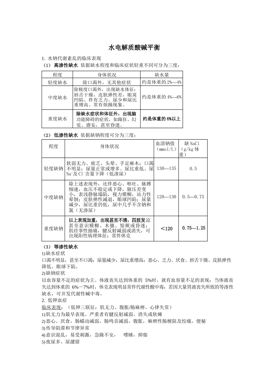 医学：外科护理学各章重点.docx_第1页