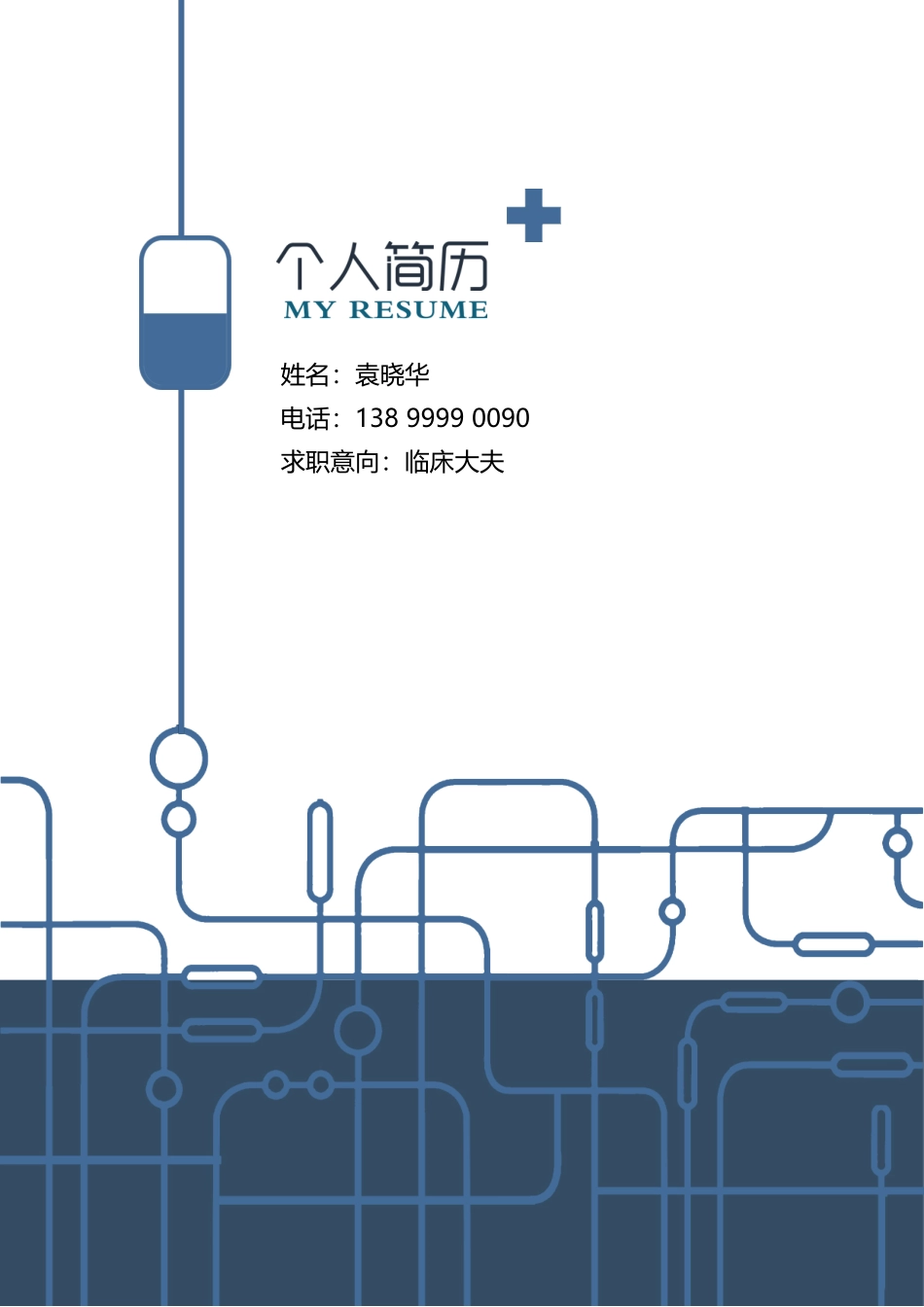 医学：医生四页简历04.docx_第1页