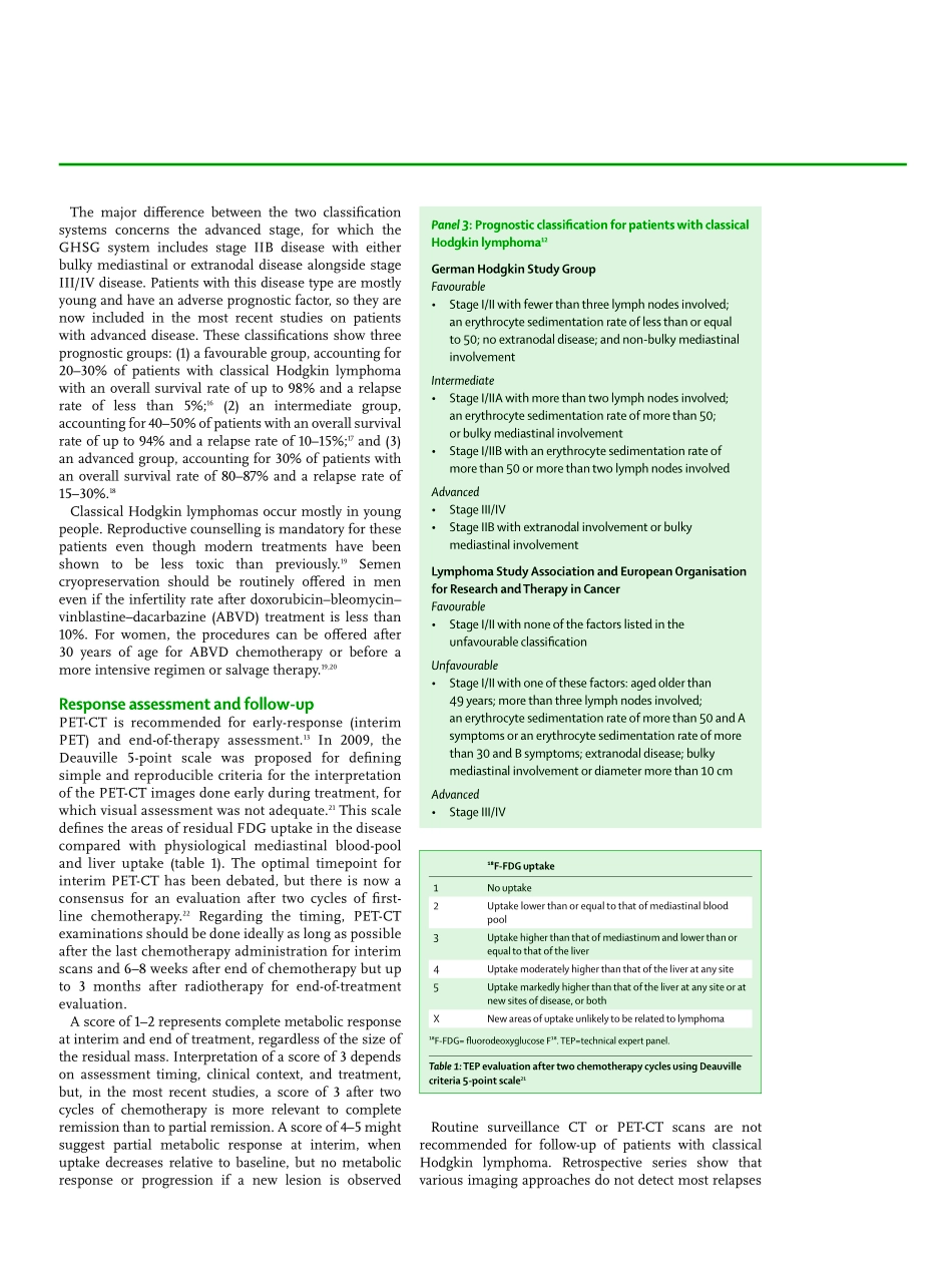 医学：经典霍奇金淋巴瘤 Classical Hodgkin lymphoma.pdf_第3页