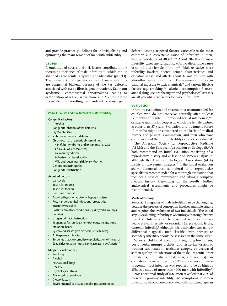 医学：男性不育Male infertility.pdf_第2页