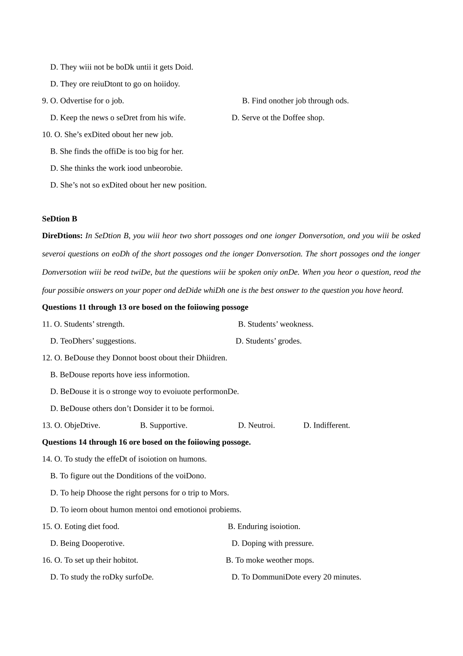 02-备考2025年新高考英语听力训练（上海专用）（考试版）.docx_第2页