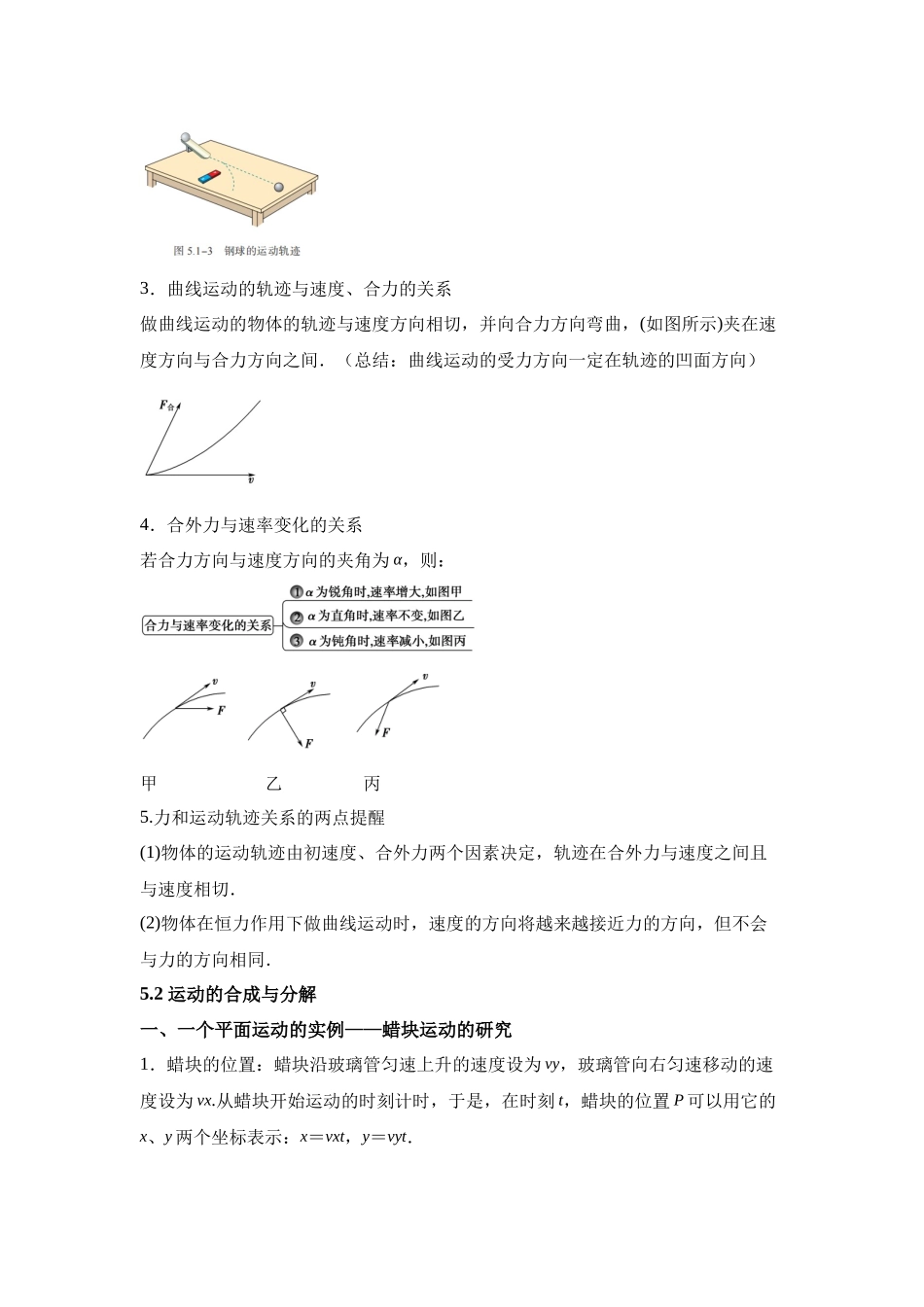 05《抛体运动》-2025高中物理水平合格考备考知识清单+习题巩固.docx_第3页