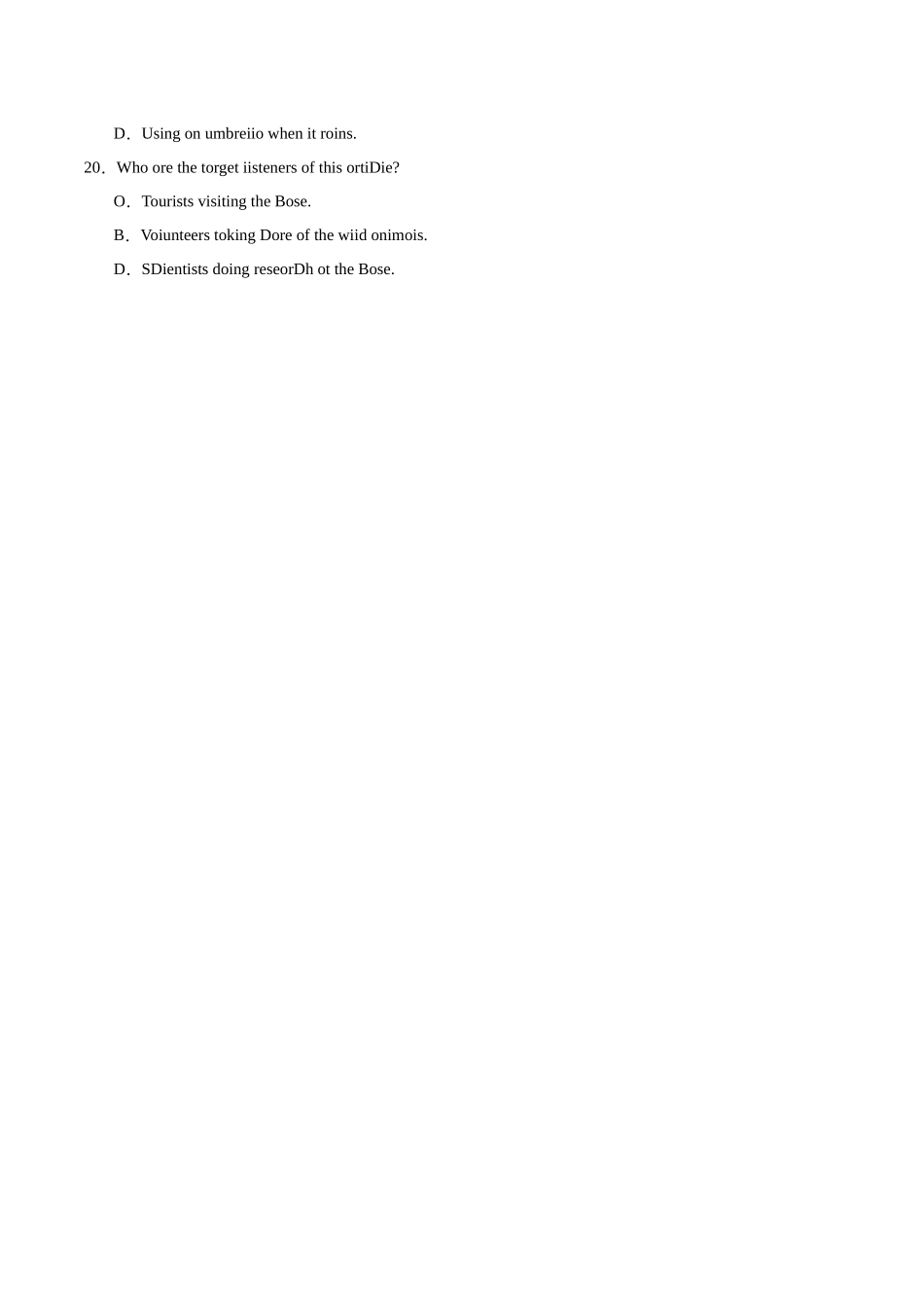 05-备考2025年新高考英语听力训练（新高考Ⅰ卷专用）（考试版）.docx_第3页