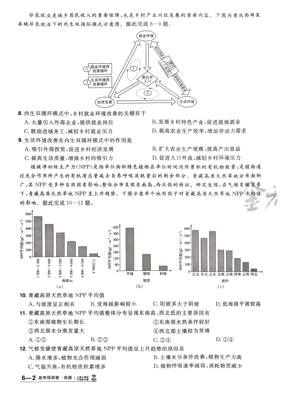 2025金考卷高考预测卷地理试卷六（新教材）.pdf_第3页