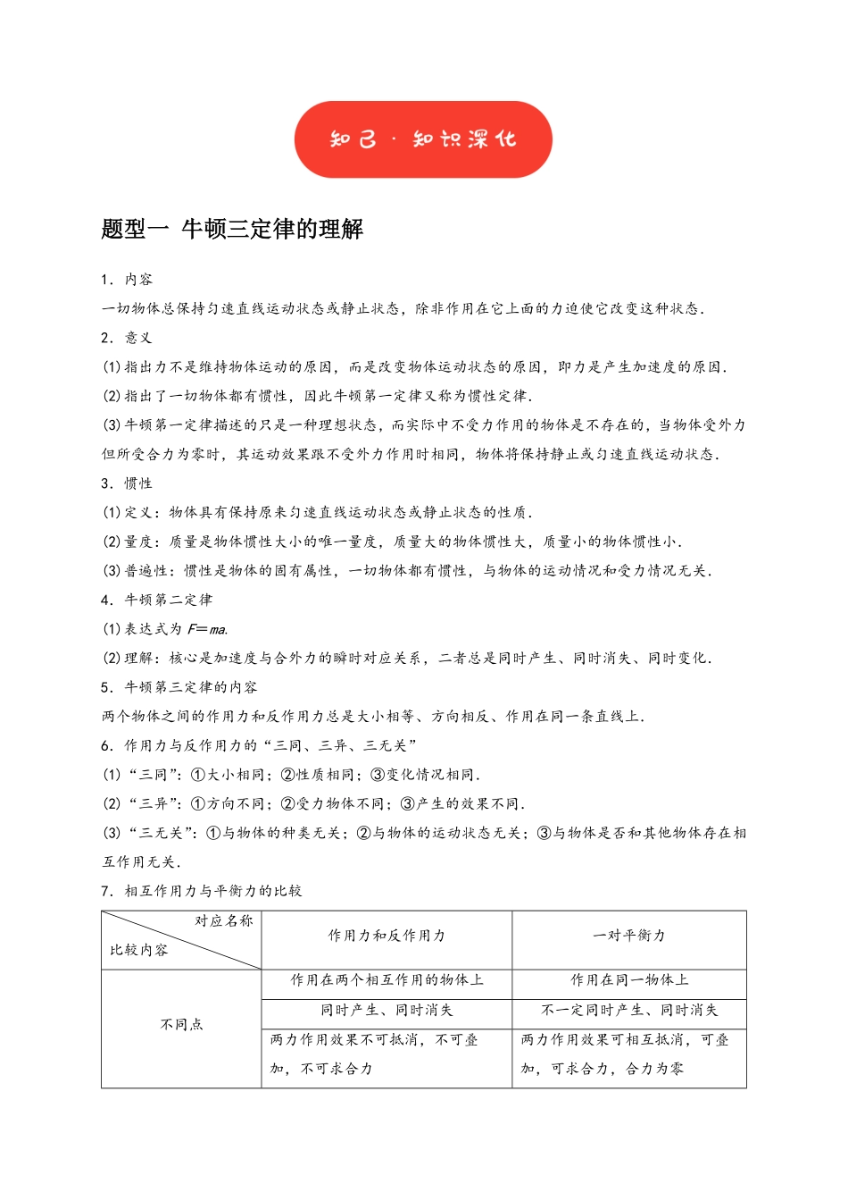 2025年高考物理热点知识讲练归纳-专题04  牛顿运动定律的应用（解析版）.pdf_第2页