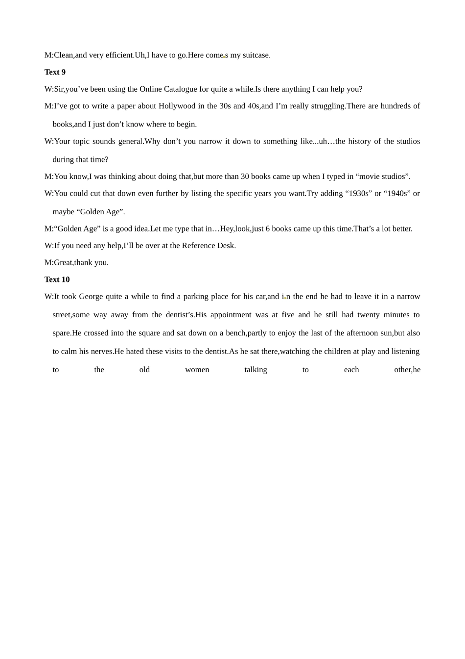 备考2024新高考英语听力 14(答案+听力原文).docx_第3页