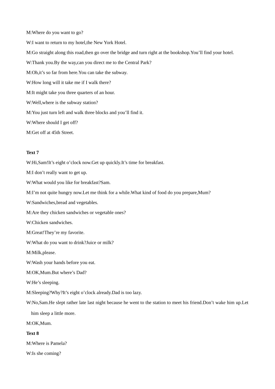 高考英语听力模拟训练 03(答案和听力原文).docx_第2页