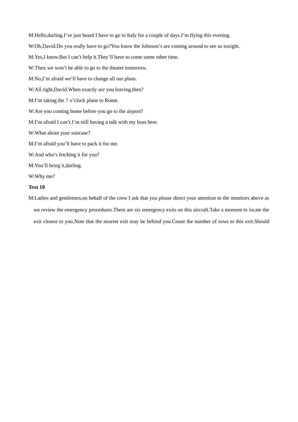 高考英语听力模拟训练 05(答案和听力原文).docx_第3页