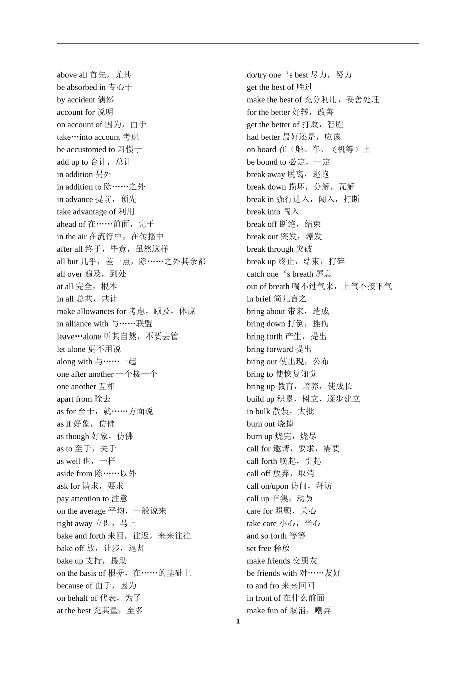 高中英语词组表.doc_第1页