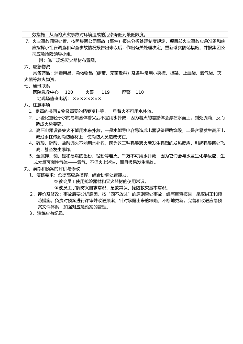12套施工现场应急准备与响应预案.docx_第2页
