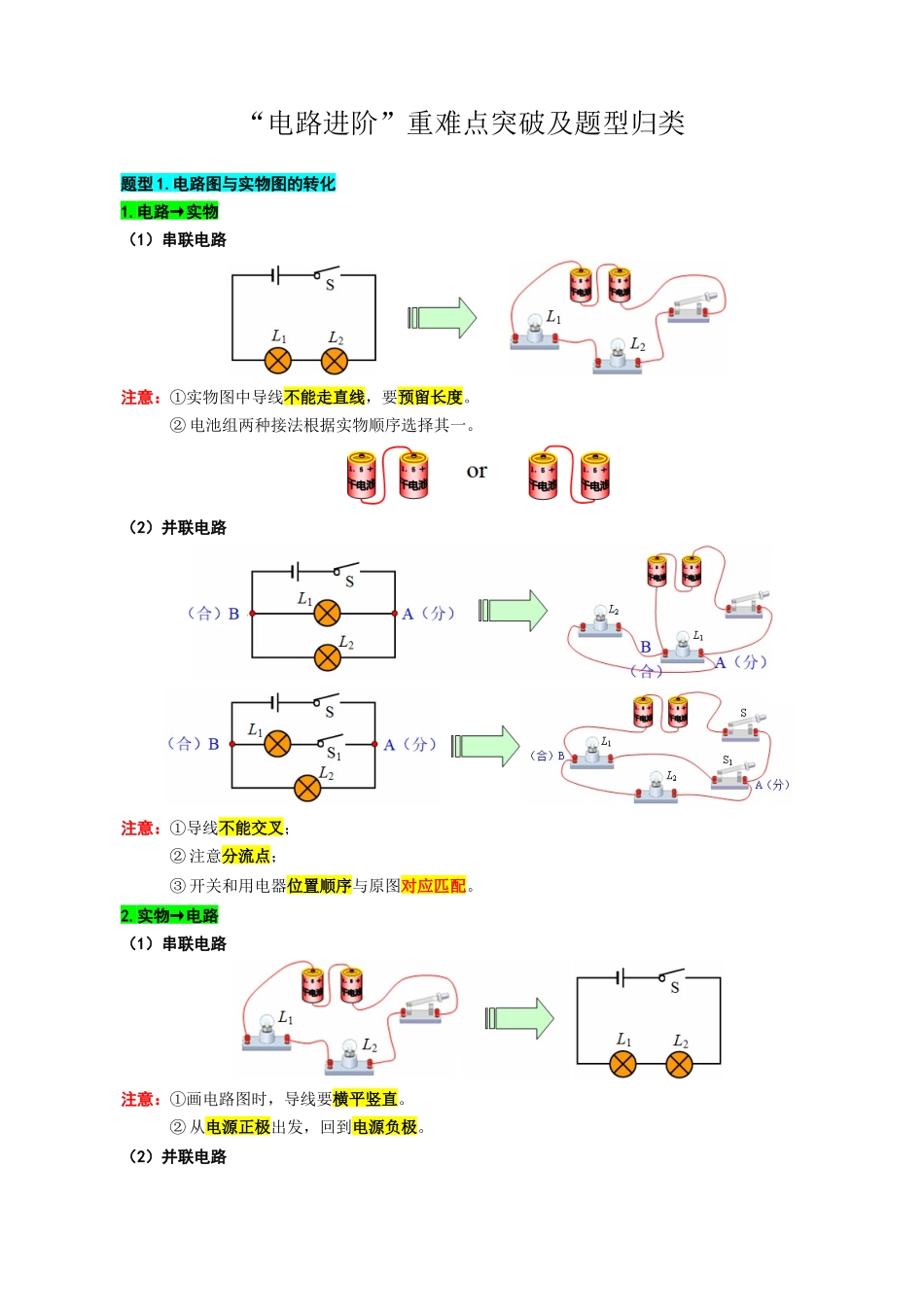 2026年中考物理复习----28.“电路进阶”重难点突破及题型归类.docx_第1页