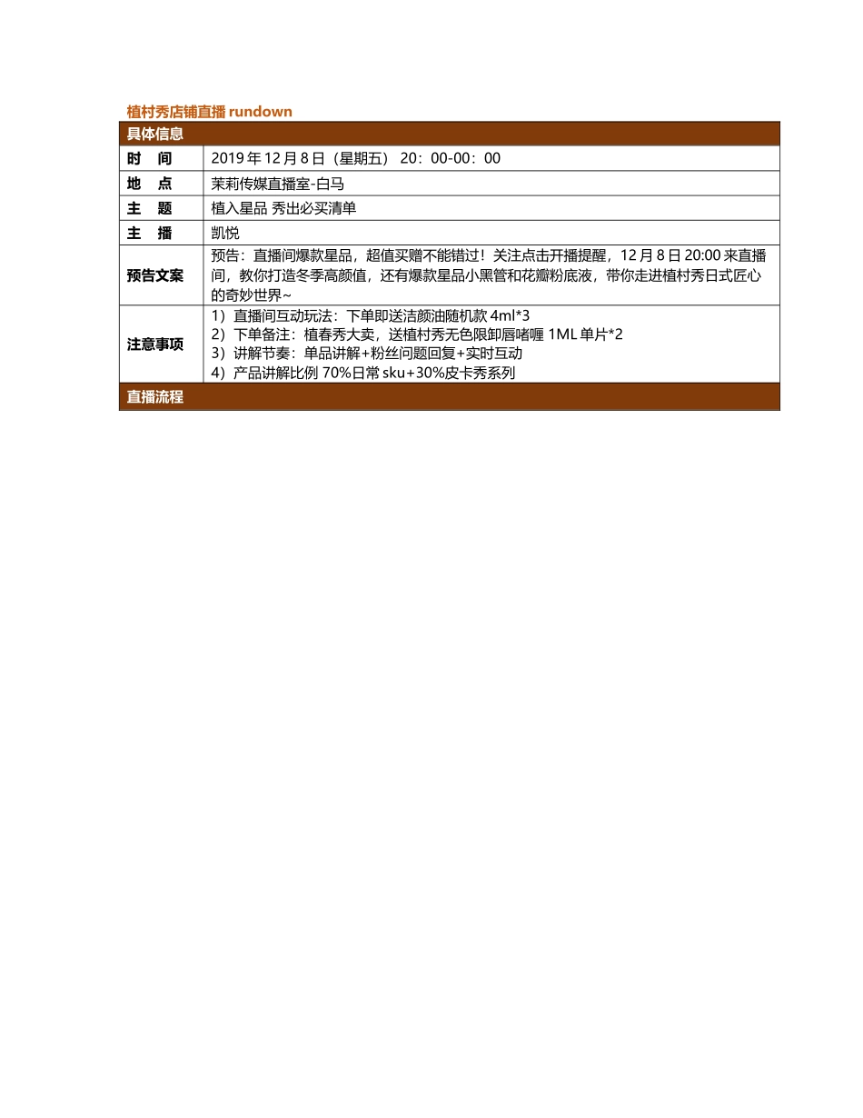 【彩妆】12.8-植村秀店播脚本.doc_第1页