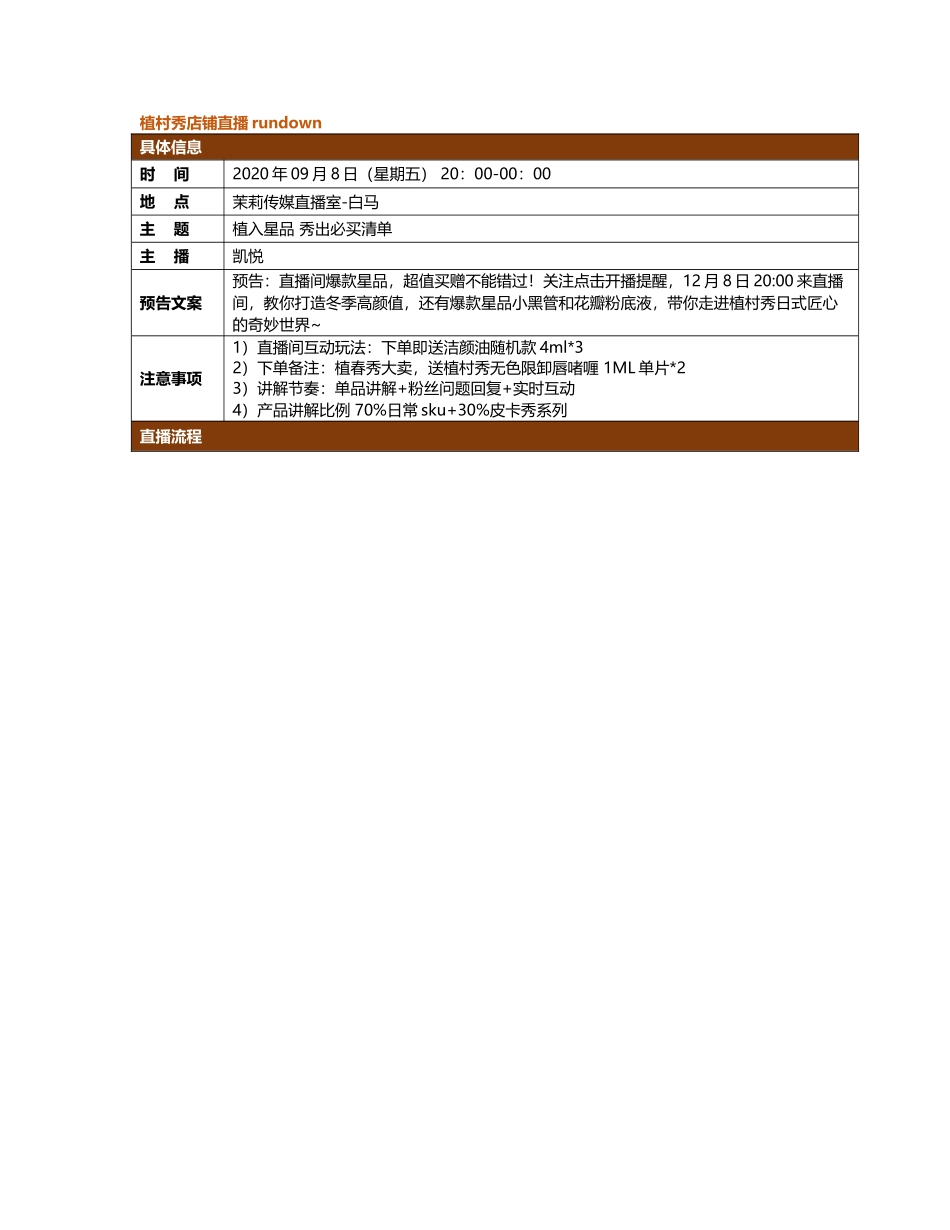 【学习和参考使用】植村秀店播脚本.doc_第1页