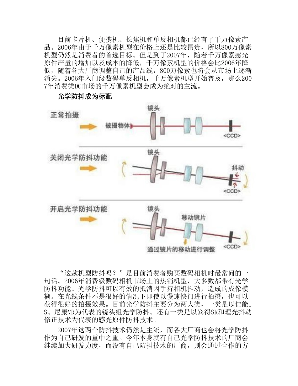 2007数码相机技术趋势分析报告.doc_第2页