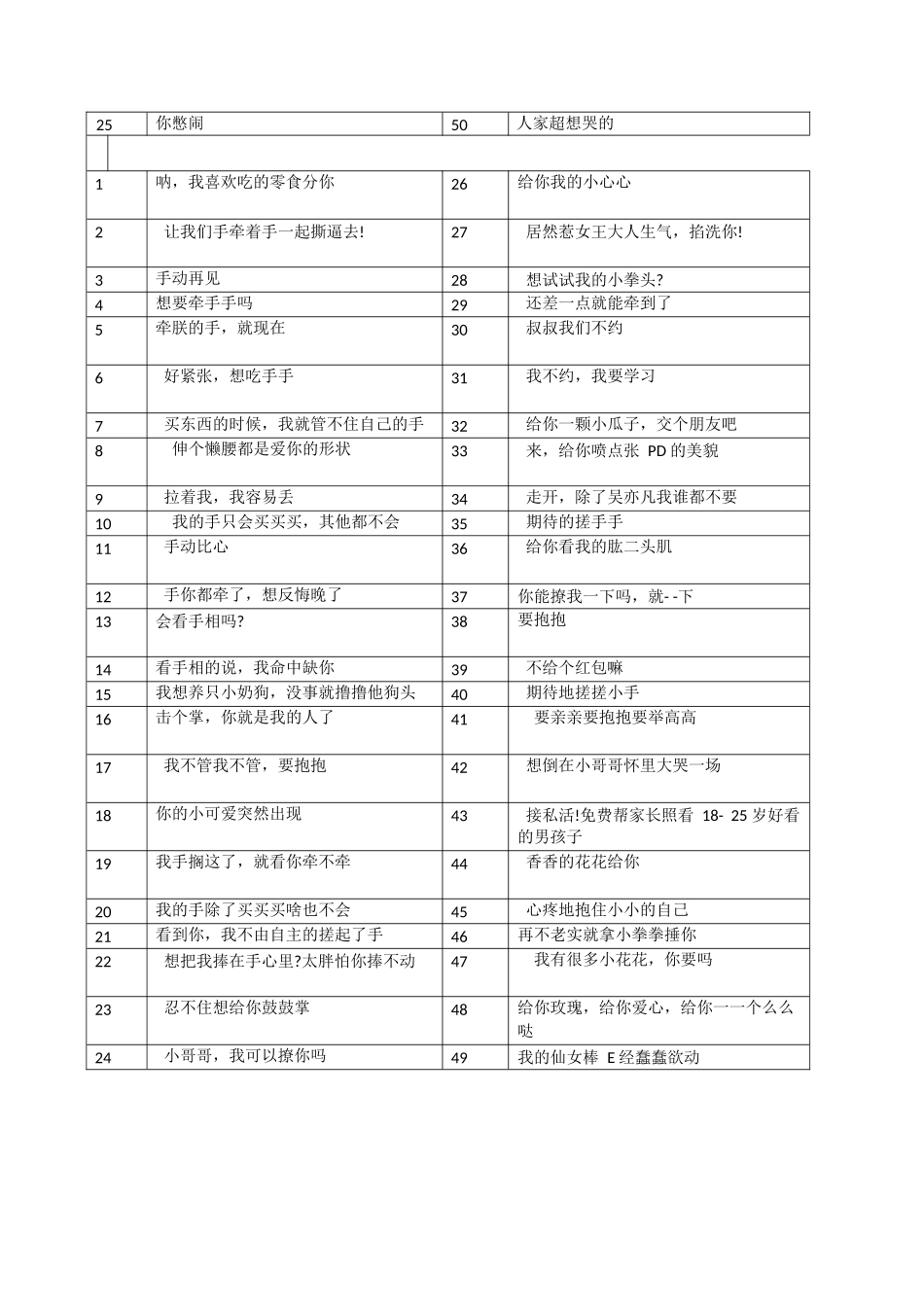直播常用话术-土味情话2.docx_第3页