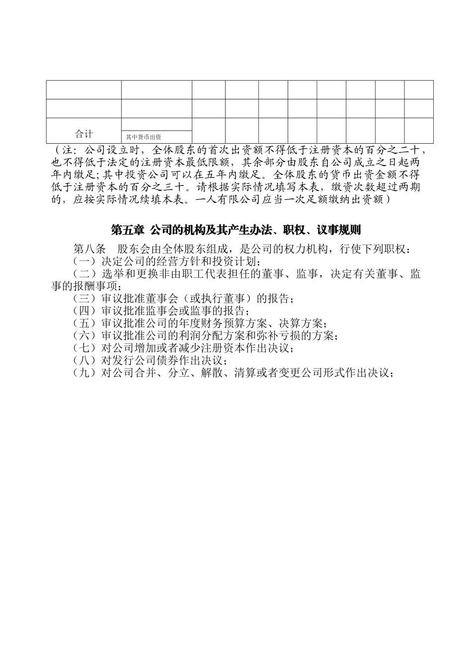 制定有限责任公司章程须知.doc_第3页