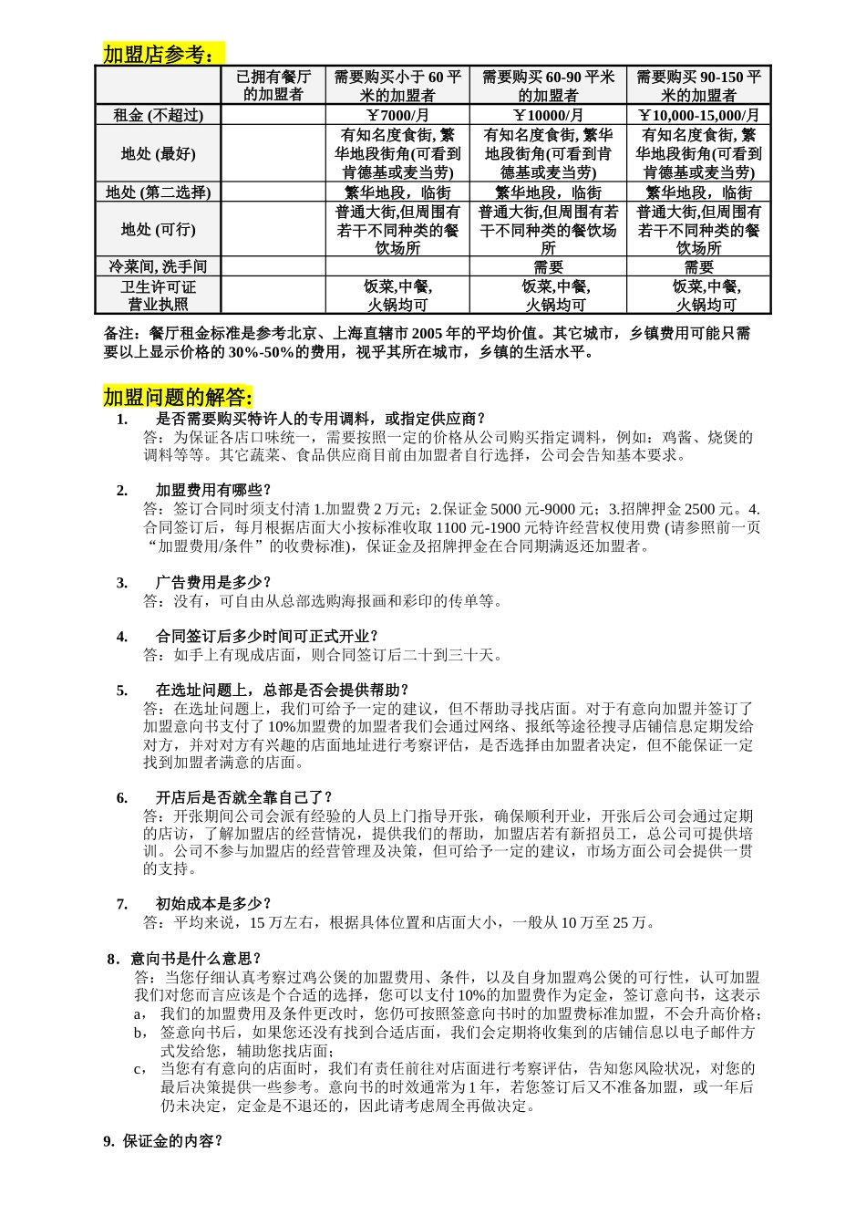 重庆鸡公煲加盟参考文件.doc_第2页