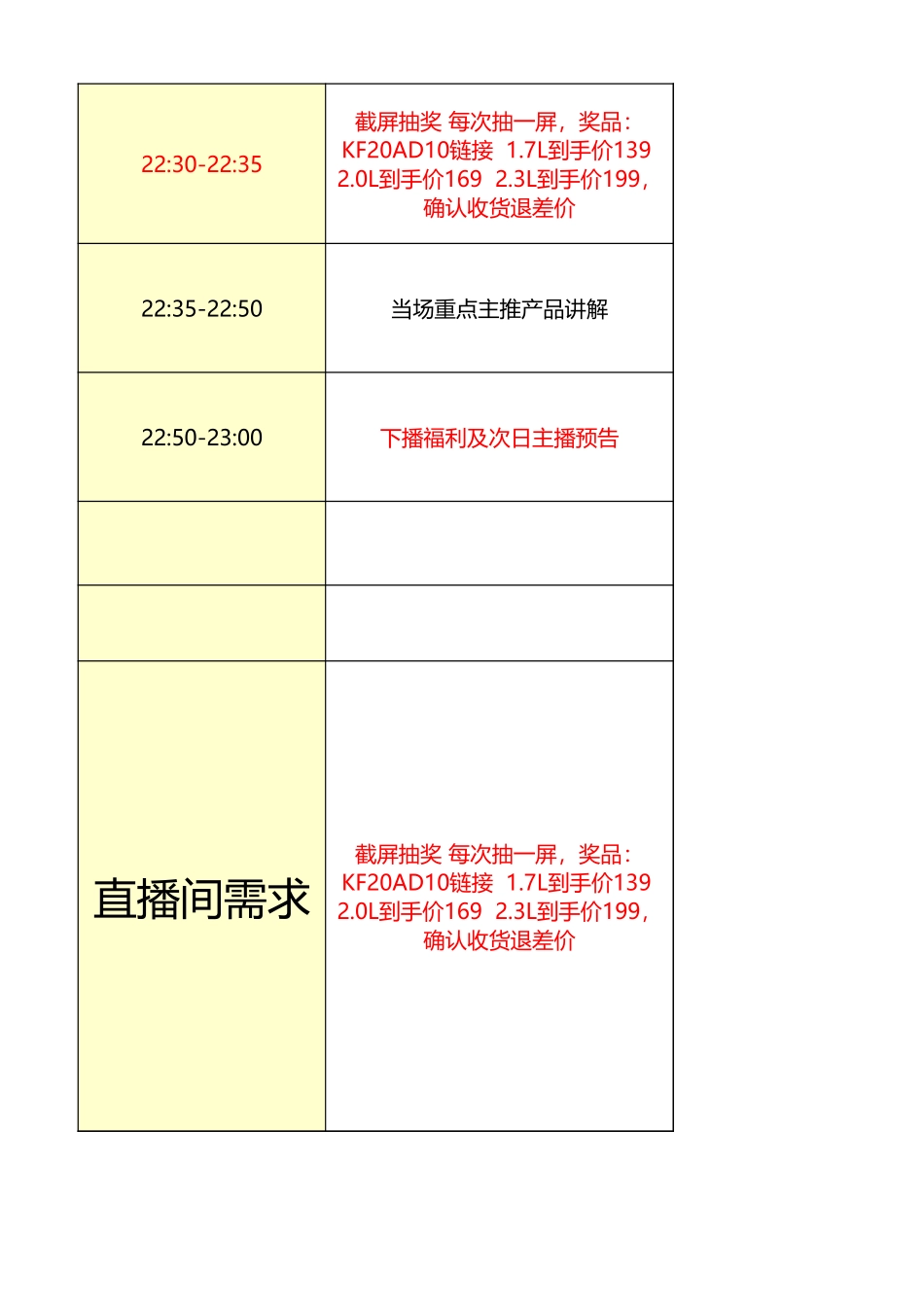 【学习和参考使用】苏泊尔直播脚本.xls_第3页