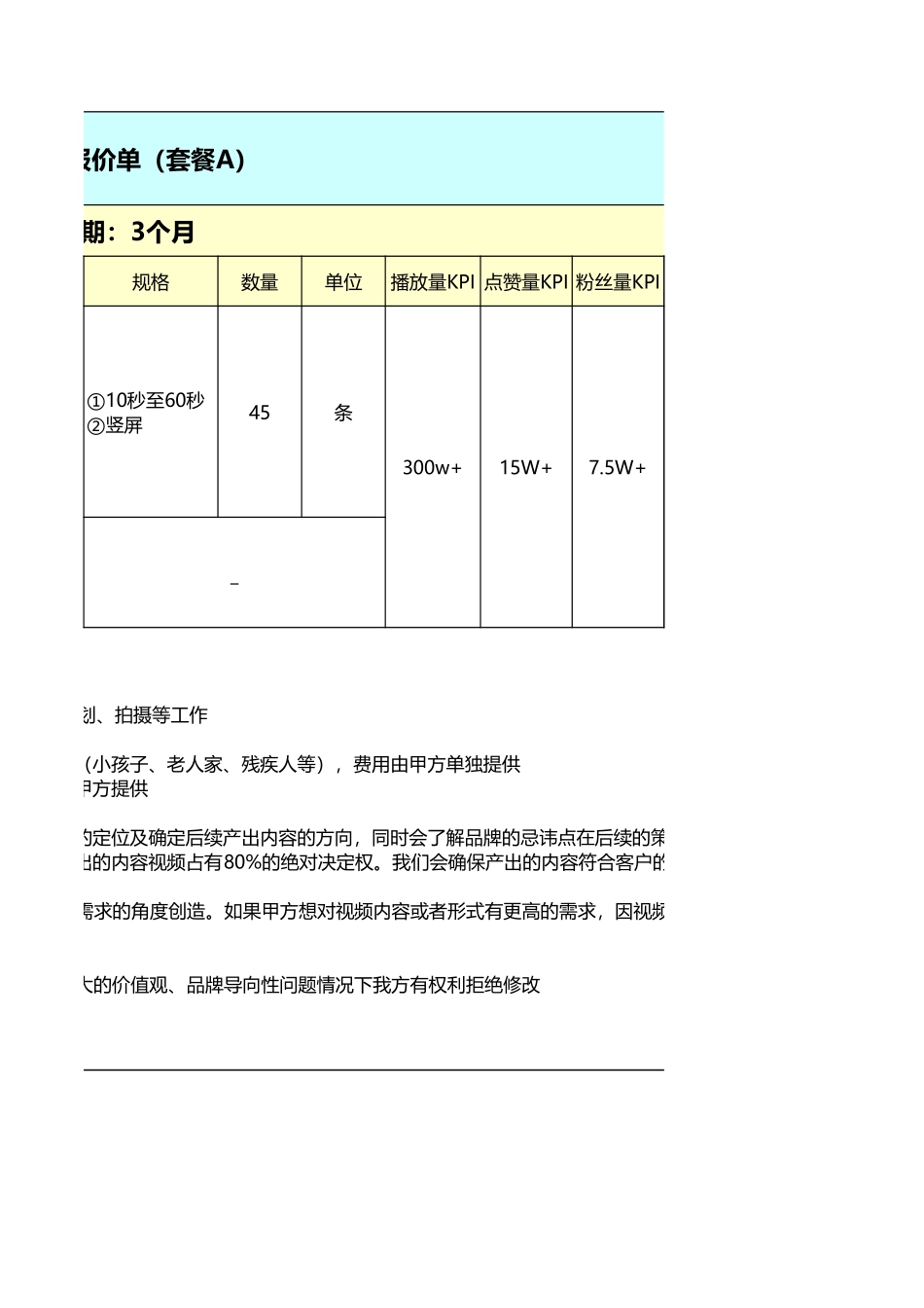 抖音代运营报价单(仅供参考).xls_第2页