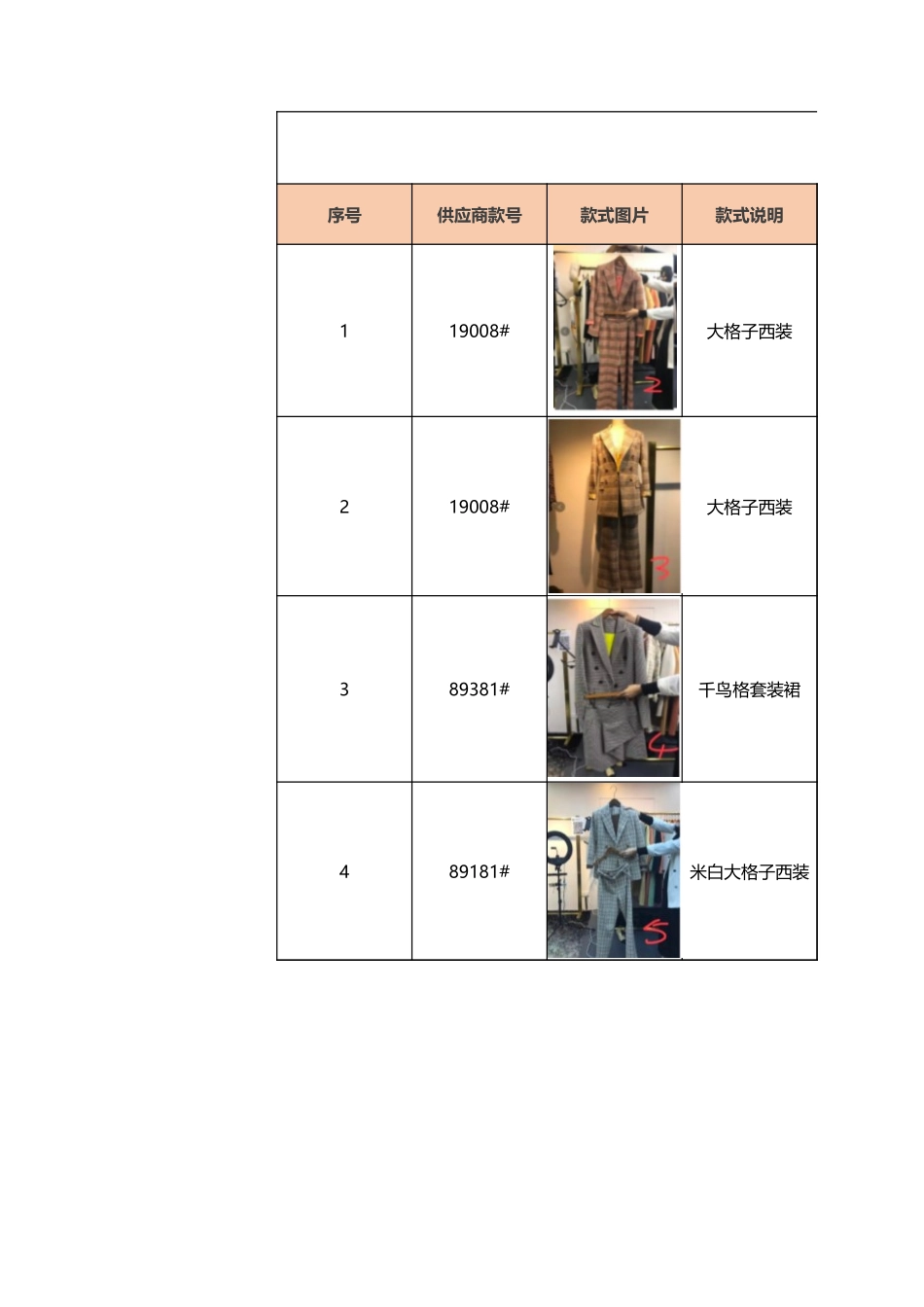 服装商品资料表.xlsx_第1页