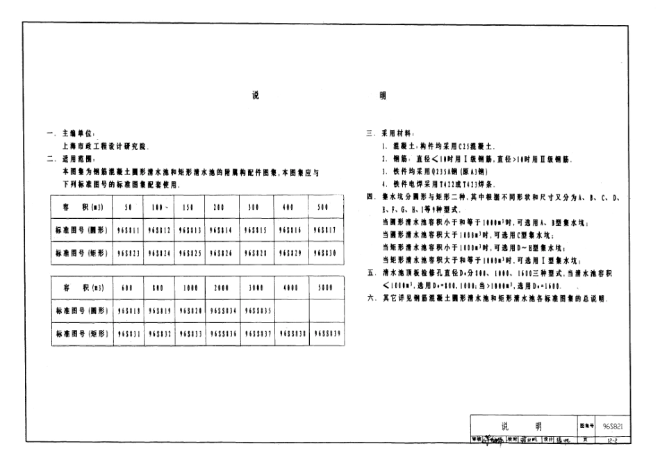96S821 钢筋混凝土清水池附属构配件图集.pdf_第2页