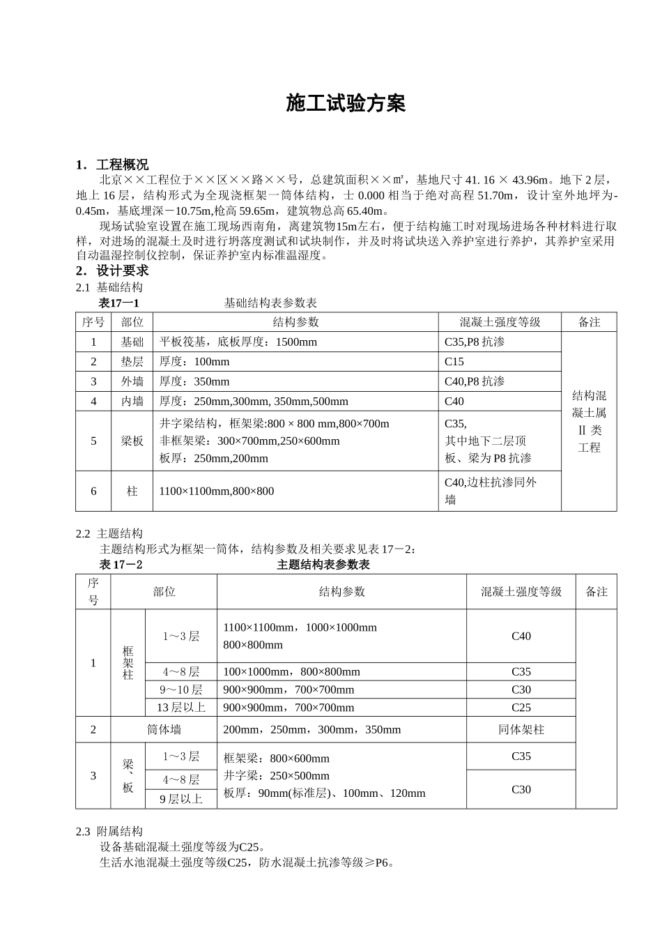 施工试验方案.doc_第1页