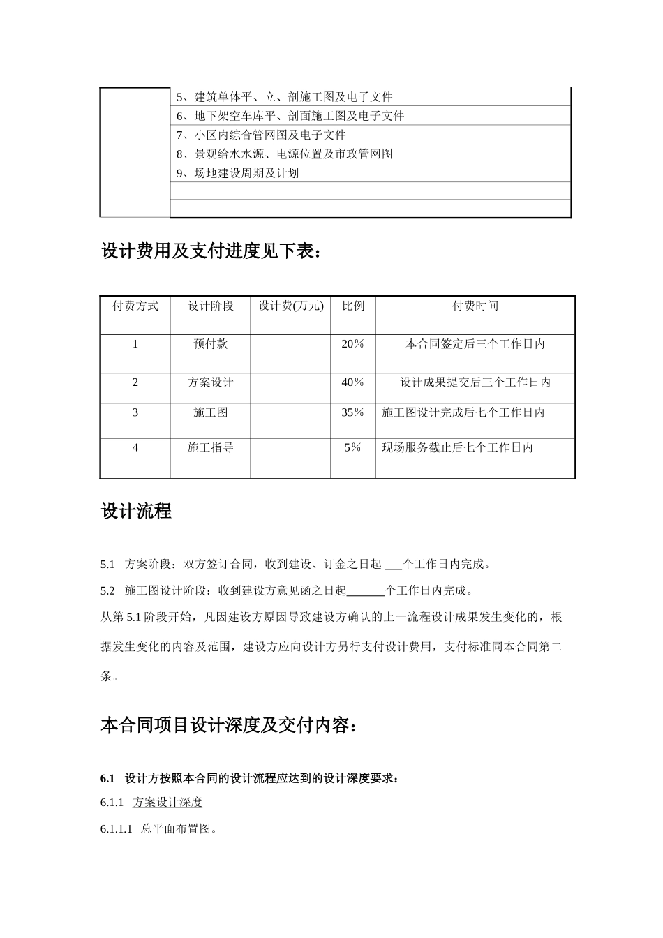 常用合同模版-北斗星花园小区园林景观设计合同(规范版本).doc_第3页
