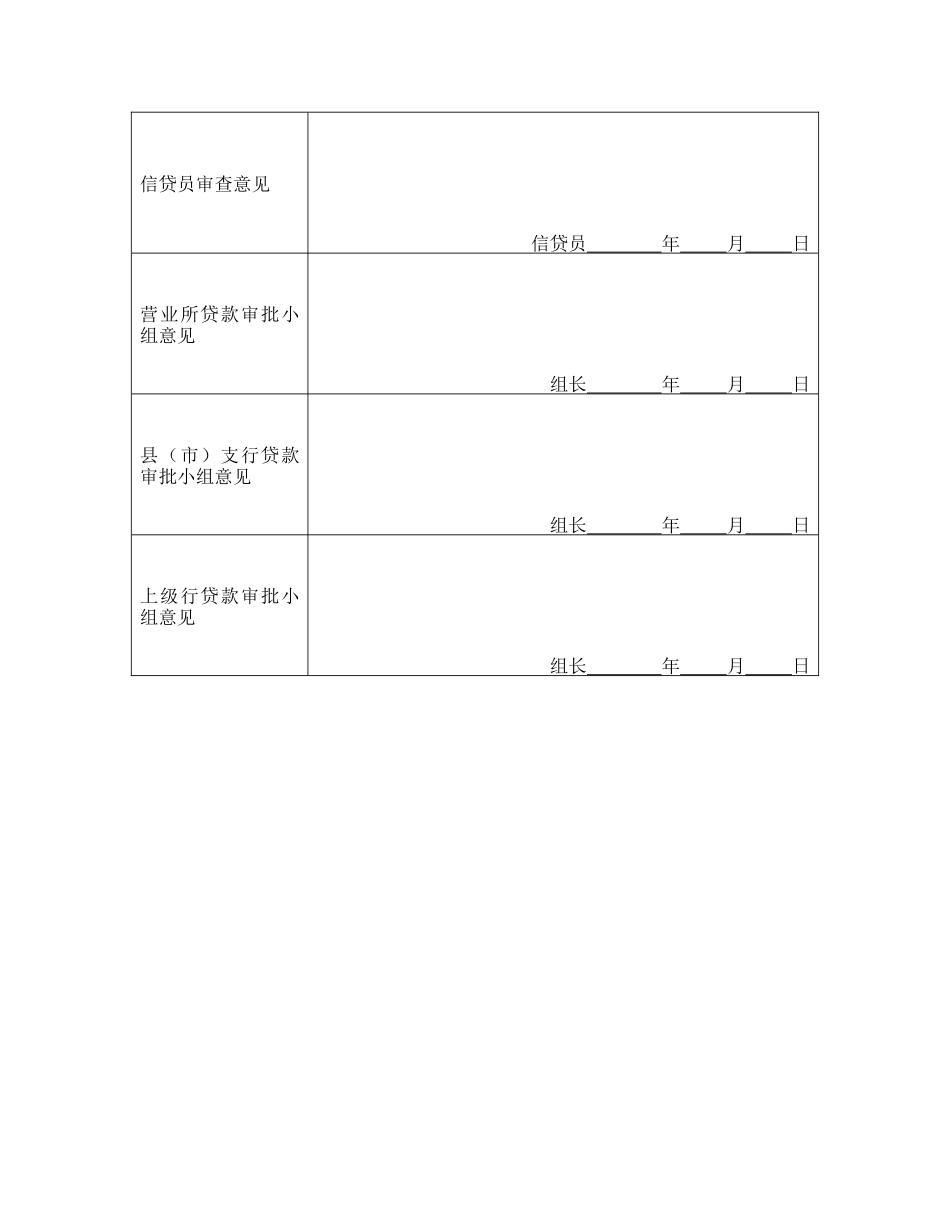 常用合同模版-中国农业银行借款申请书.doc_第2页