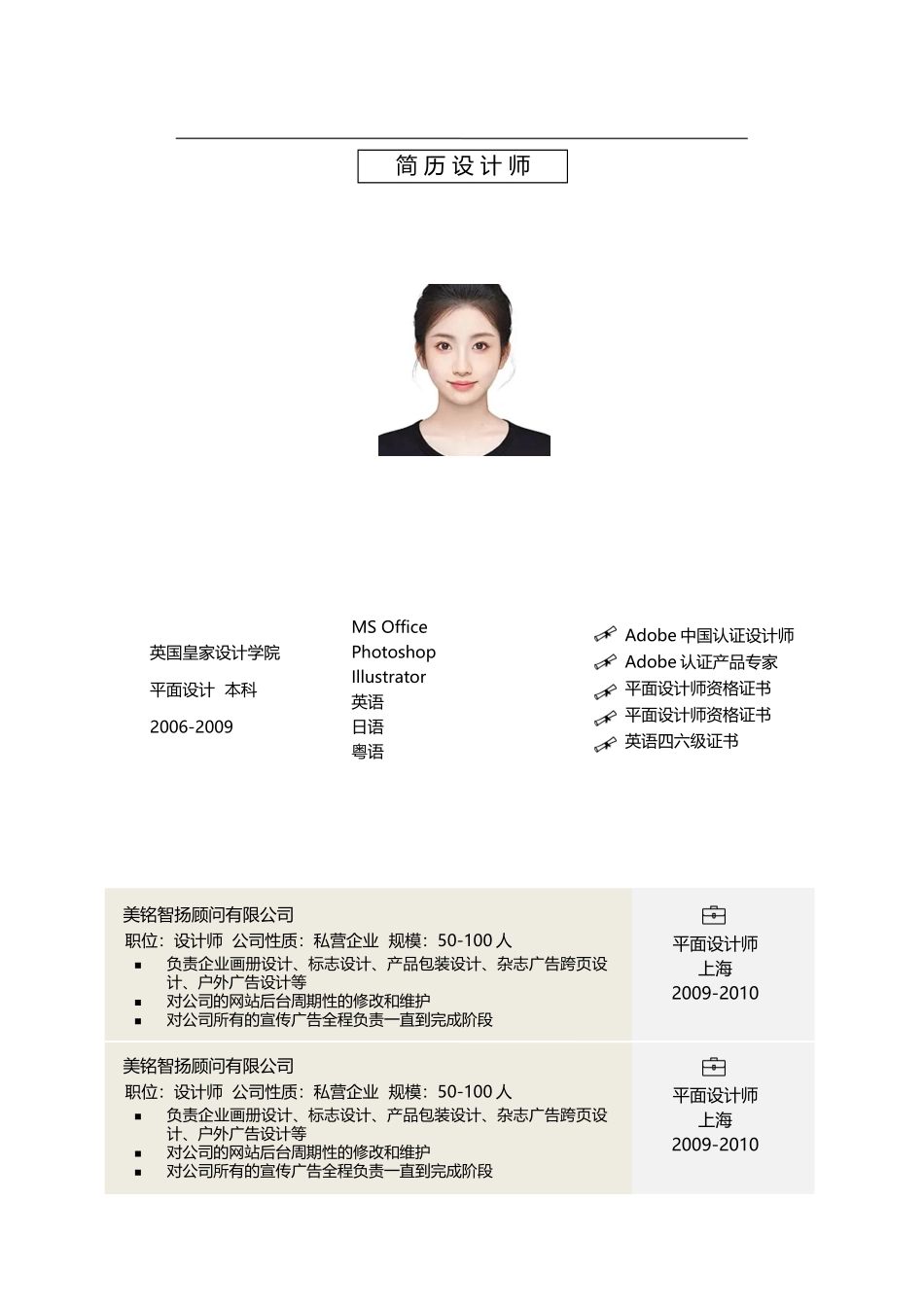 个人简历、自荐信、面试问题模版-1(19).docx_第2页