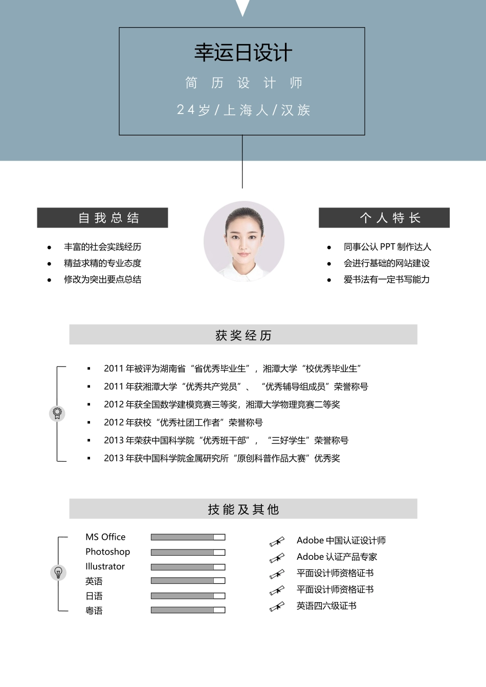 个人简历、自荐信、面试问题模版-2(6).docx_第2页