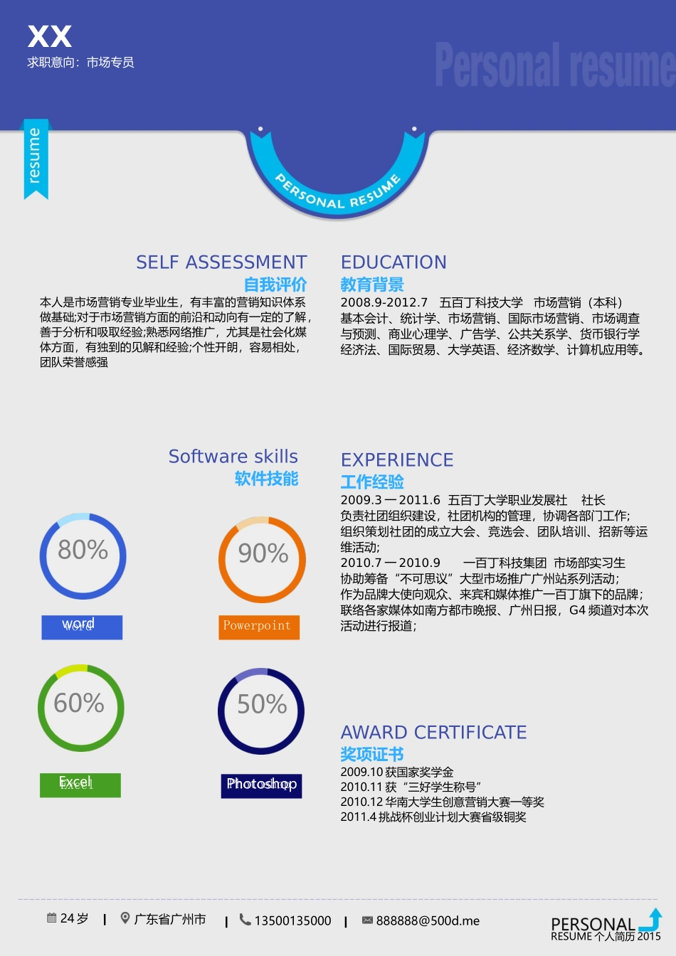 个人简历、自荐信、面试问题模版-2(28).docx_第3页