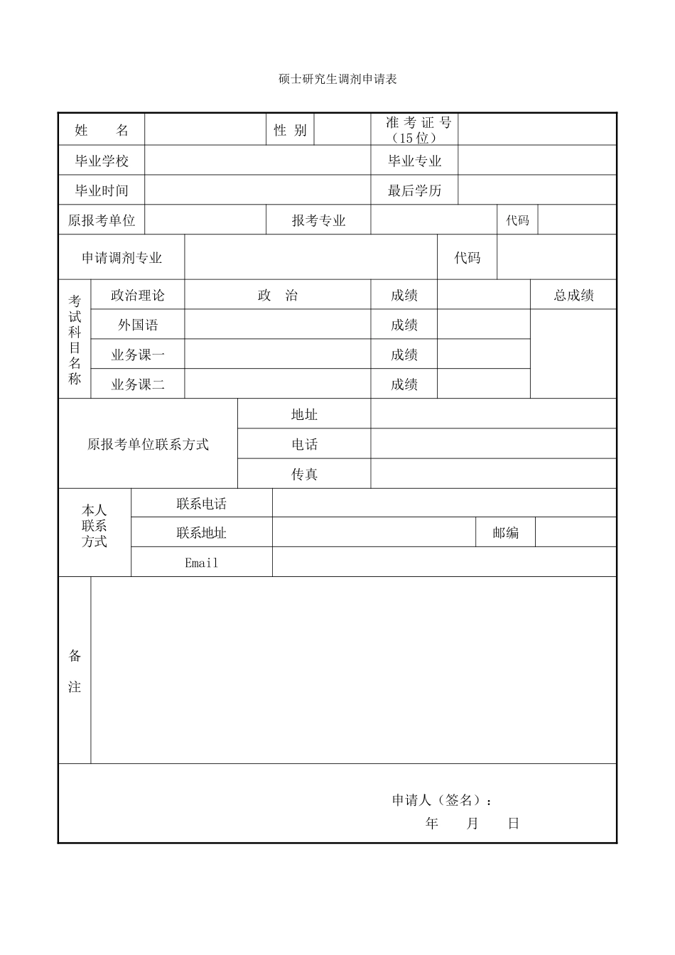 个人简历、自荐信、面试问题模版-7(5).doc_第1页