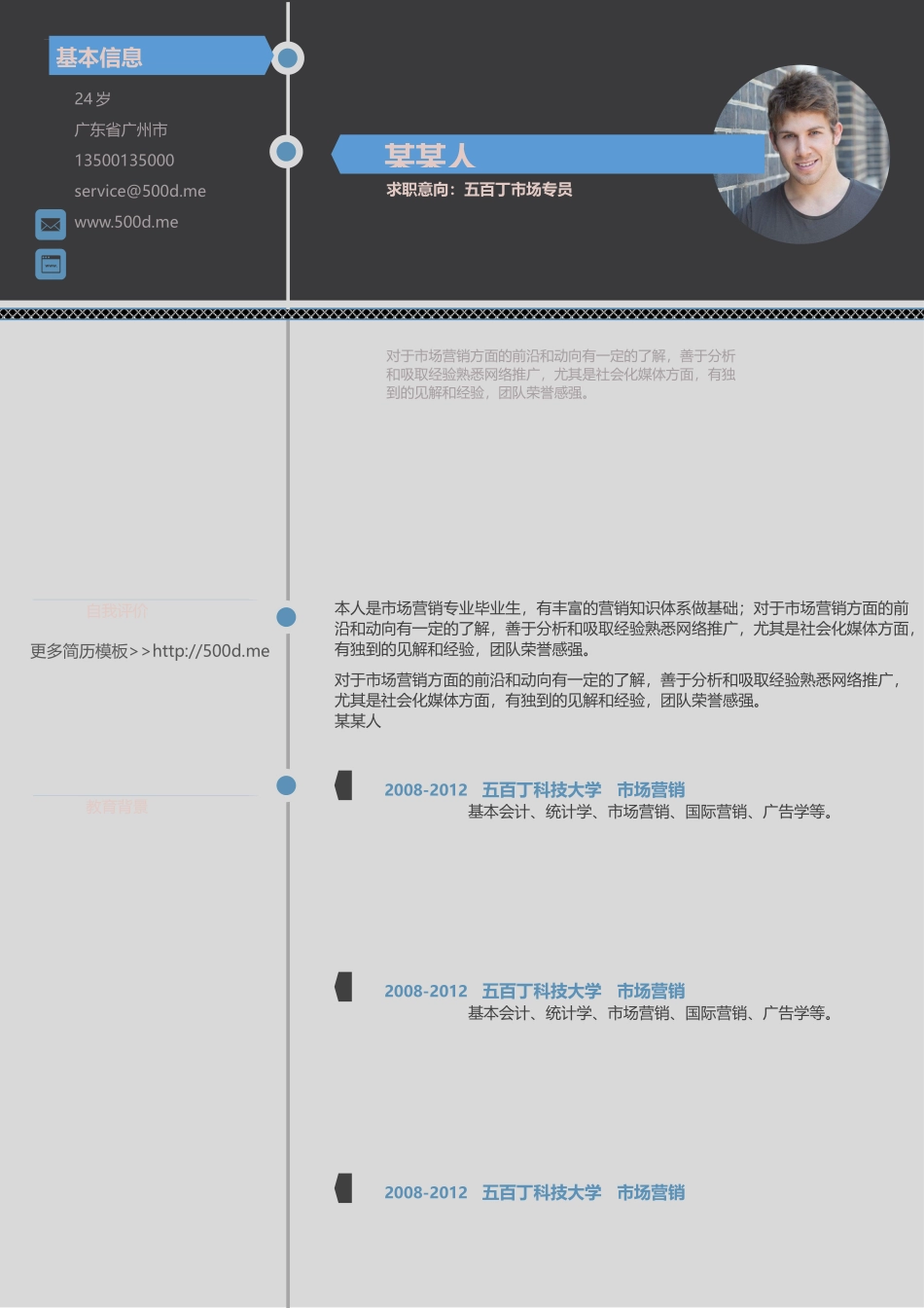个人简历、自荐信、面试问题模版-13(20).docx_第1页