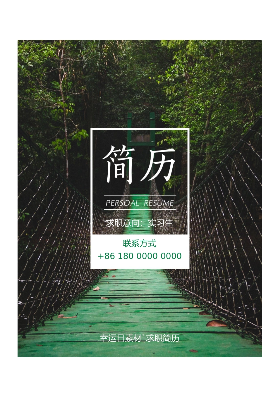 个人简历、自荐信、面试问题模版-27(6).docx_第1页