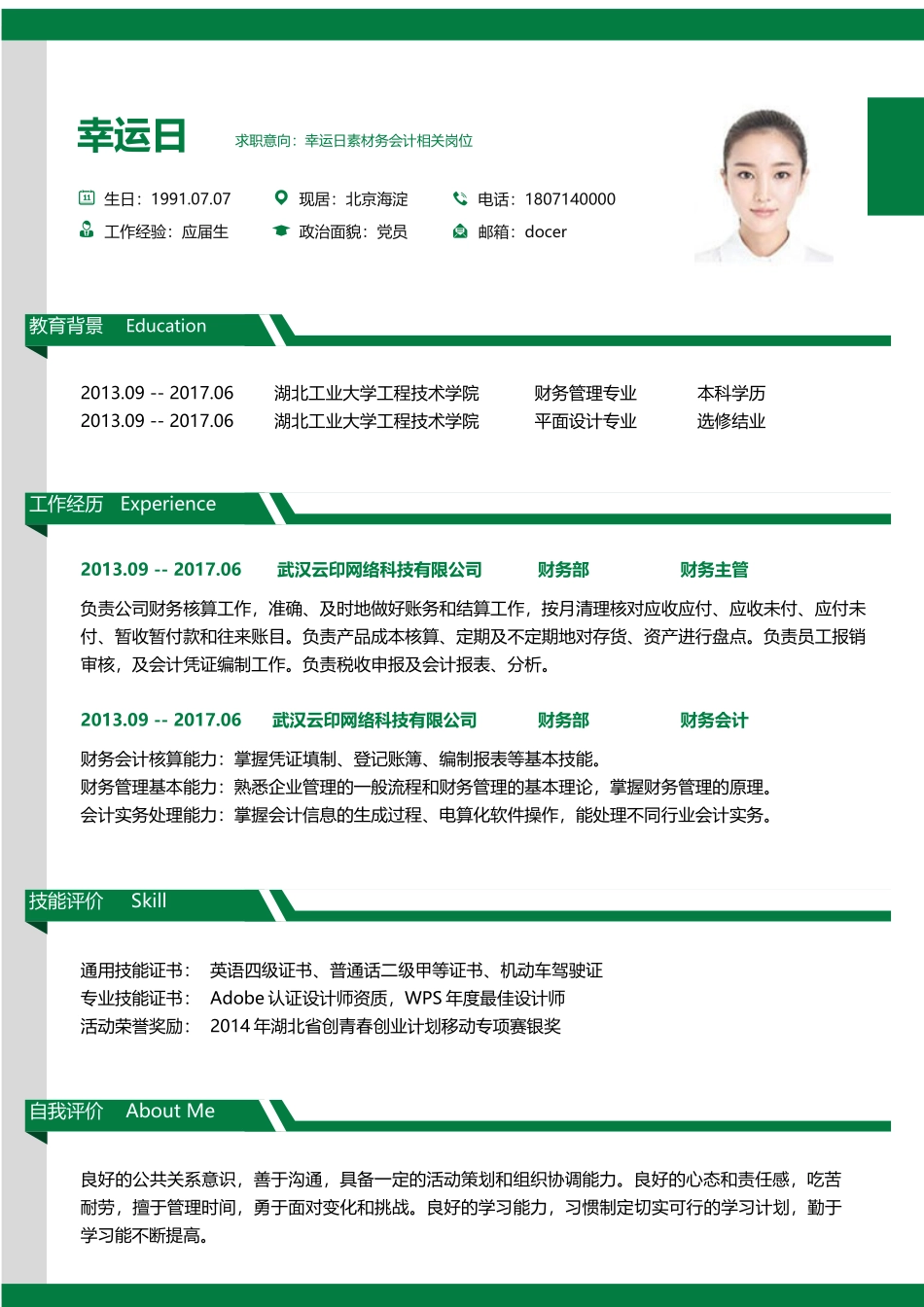 个人简历、自荐信、面试问题模版-27(6).docx_第2页