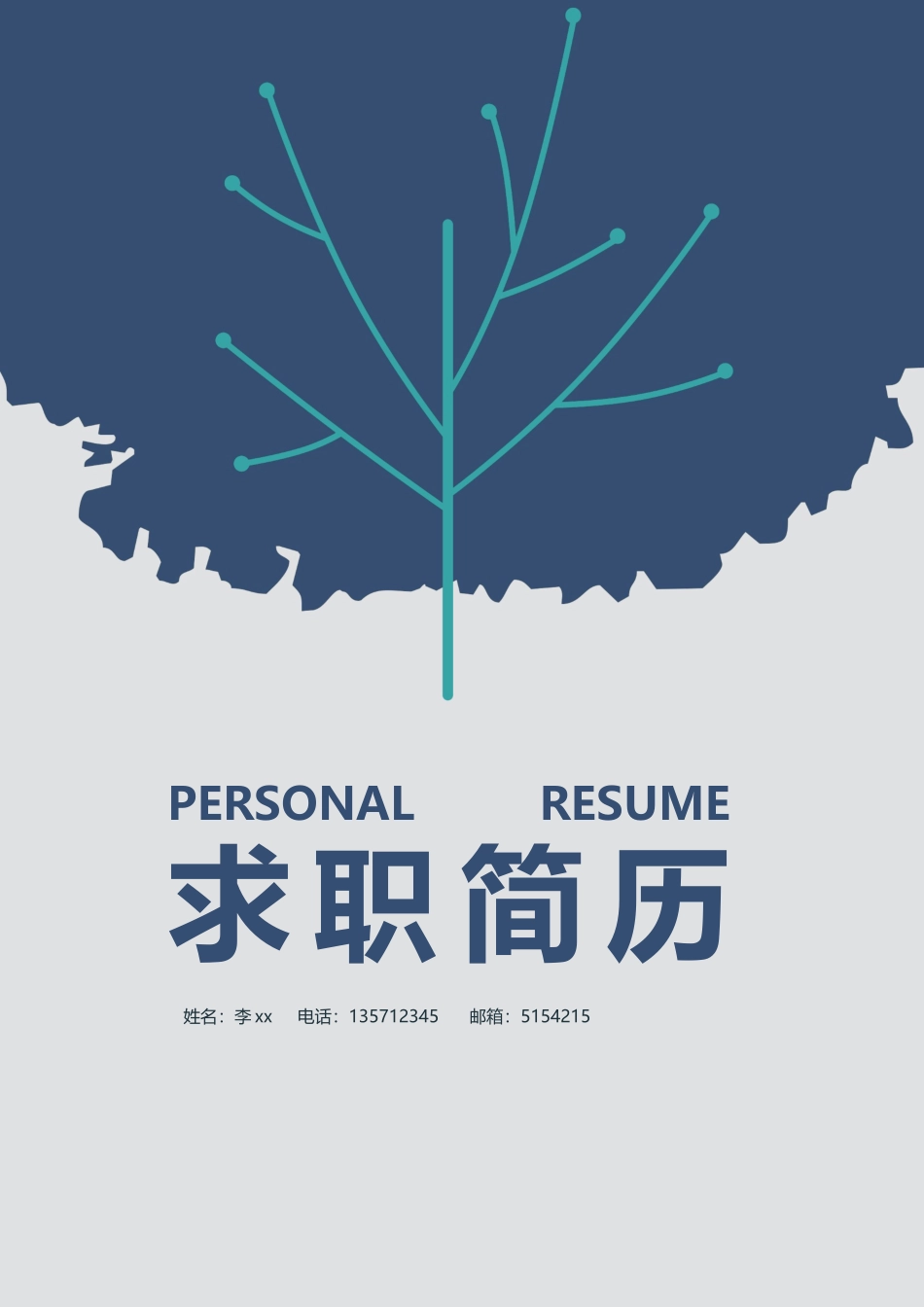 个人简历、自荐信、面试问题模版-27.doc_第1页