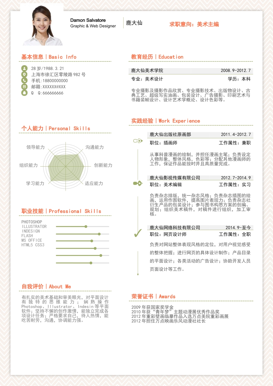 个人简历、自荐信、面试问题模版-33(2).doc_第2页