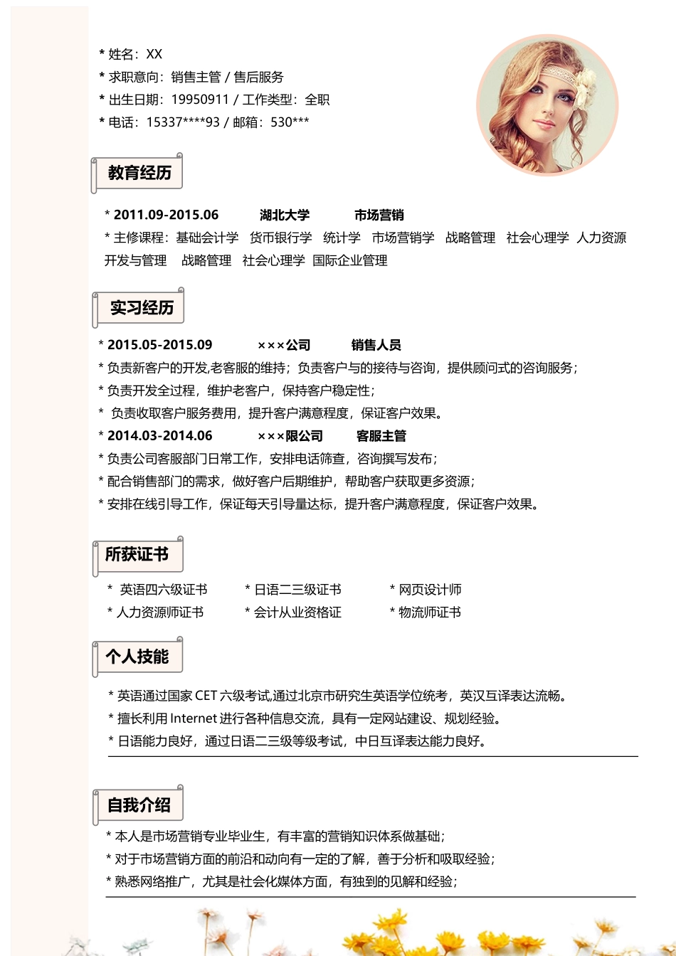 个人简历、自荐信、面试问题模版-48(12).docx_第2页