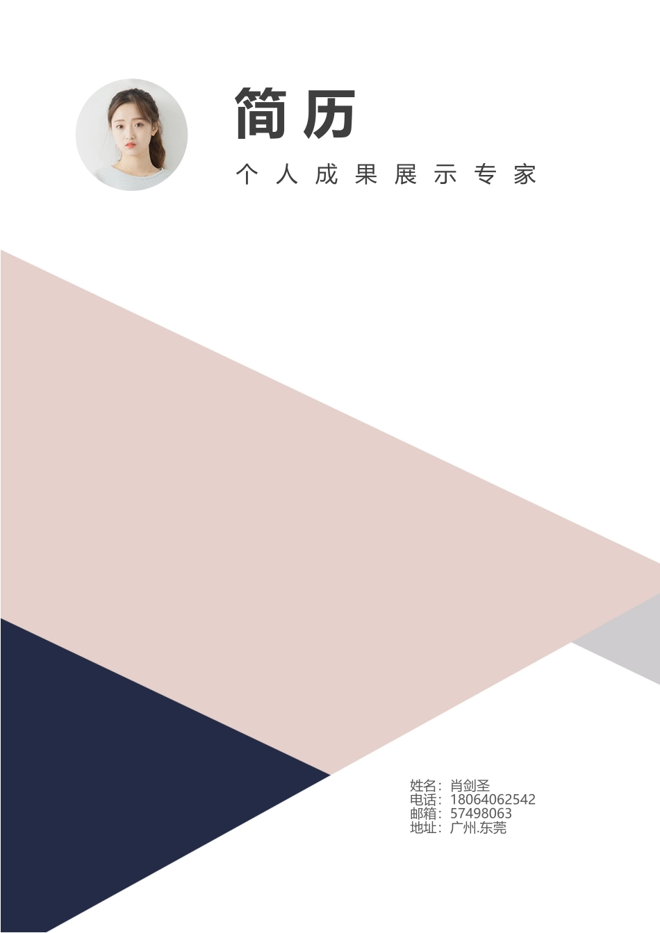 个人简历、自荐信、面试问题模版-时尚个性四页02.docx_第1页